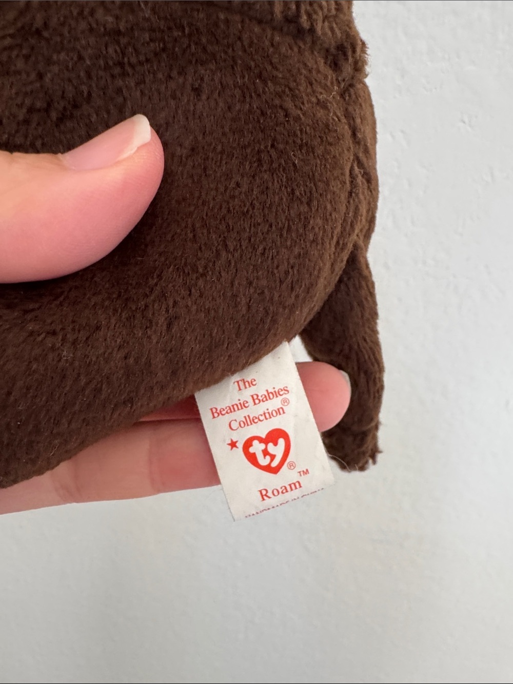 TY Beanie Babies Roam Buffalo Plush 7” Retired 90s Brown Bison Plush Cottagecore - Picture 3 of 5